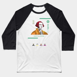 USD000002 - George Washington as McDonald Series 5 Baseball T-Shirt